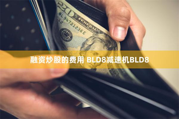 融资炒股的费用 BLD8减速机BLD8