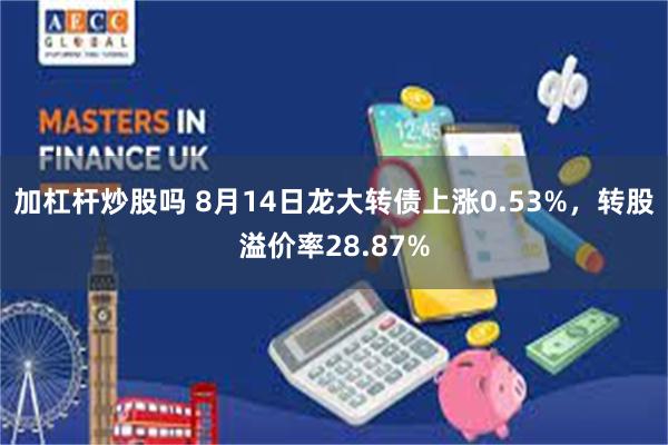 加杠杆炒股吗 8月14日龙大转债上涨0.53%，转股溢价率28.87%