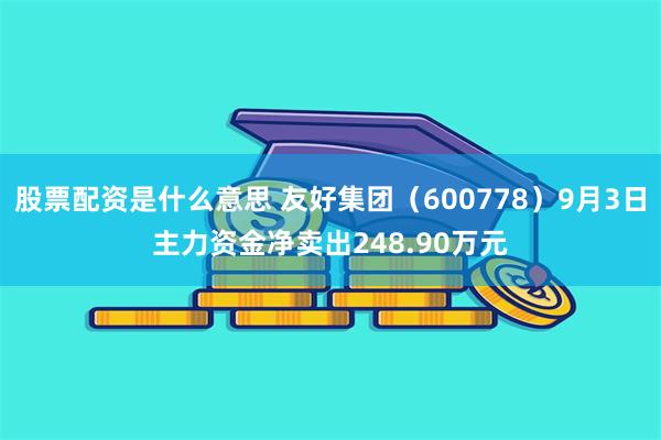 股票配资是什么意思 友好集团（600778）9月3日主力资金净卖出248.90万元